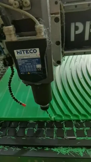 CNC que faz à máquina as peças do HDPE POM de UHMWPE anti